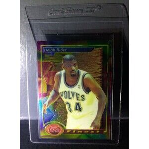 1993-94 Topps Finest Isaiah Rider #79 Rookie Basketball Card
